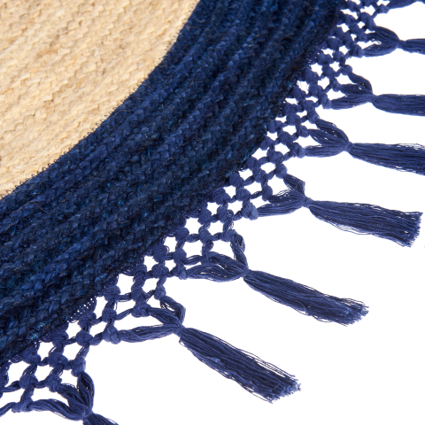 MARTS Rug Dark Blue ø 200 cm Jute [5]