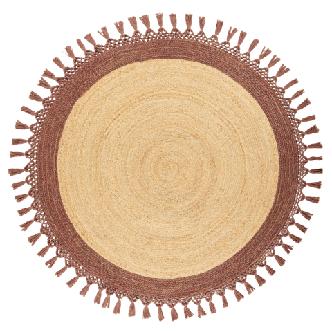 MARTS rug Brown ø 140 cm Jute [3]