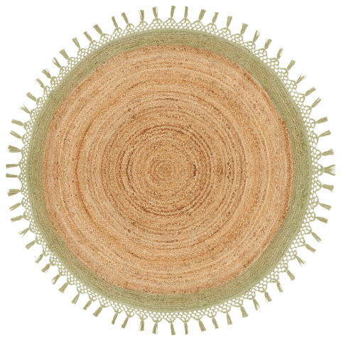 Carpet MARTS Green ø 140 cm Jute [3]