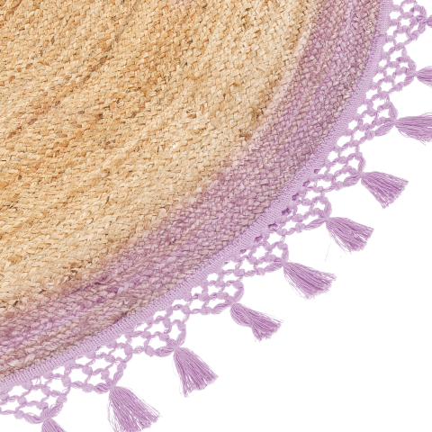 MARTS Rug Purple ø 140 cm Jute [4]
