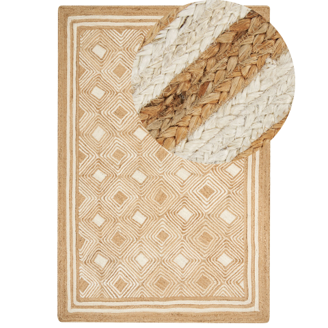MENGEN Beige 200 x 300 cm Jute [1]