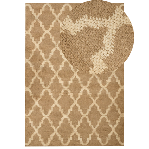 MERMER Carpet Beige 160 x 230 cm Jute [1]