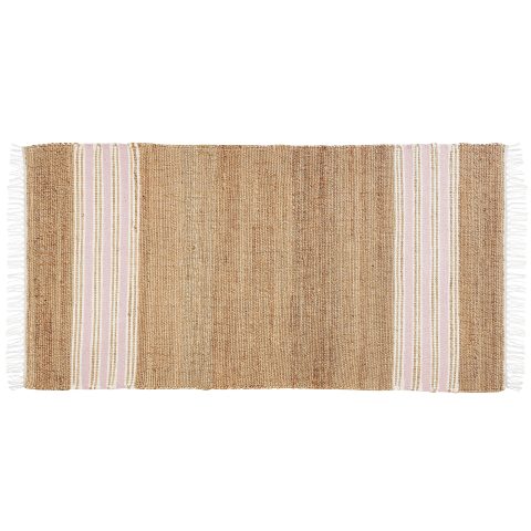 Mirza pastel pink 80 x 150 cm jute [3]