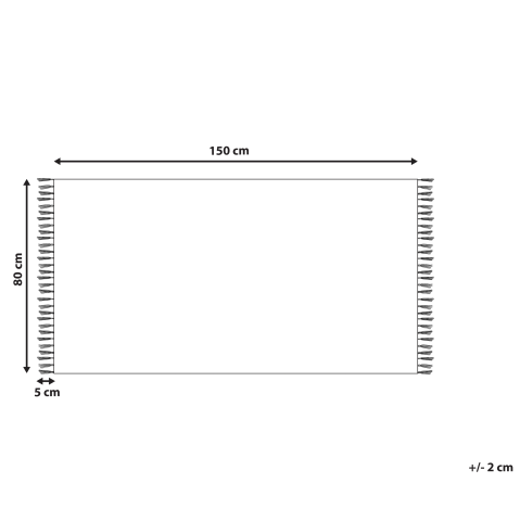 Covor MIRZA Roz pastel 80 x 150 cm Iută [2]