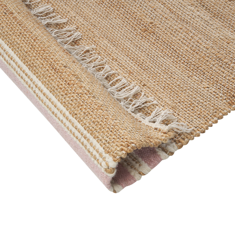 Mirza pastel pink 80 x 150 cm jute [5]