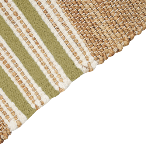 MIRZA rug Olive green 80 x 150 cm Jute [4]