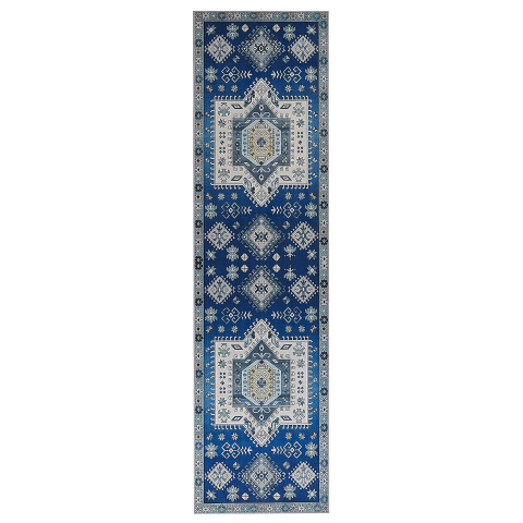 PARVAKADLI Carpet Blue 80 x 300 cm [3]