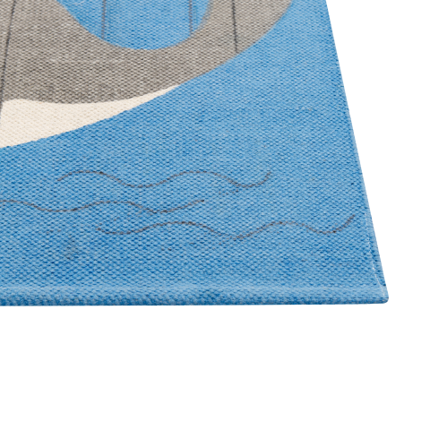 Covor pentru copii BALABANG Albastru 80 x 150 cm Bumbac [5]