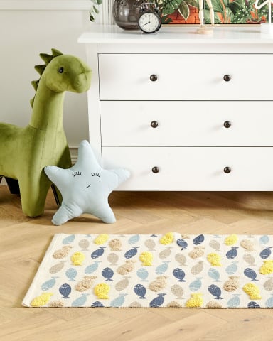 Covor pentru camera copilului - Children's carpet IPUH Multicolor 80 x 150 cm Cotton