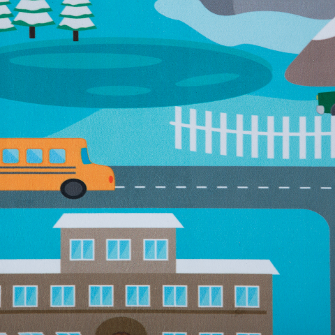 KIGI Children's Rug Blue 80 x 150 cm [4]