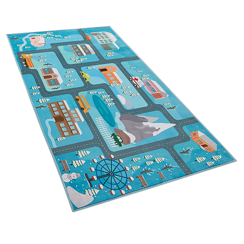 KIGI Children's Rug Blue 80 x 150 cm [3]