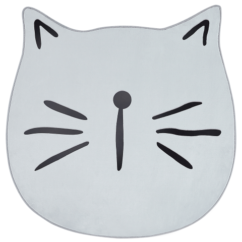 Children's rug KITTY Grey ø 100 cm [1]