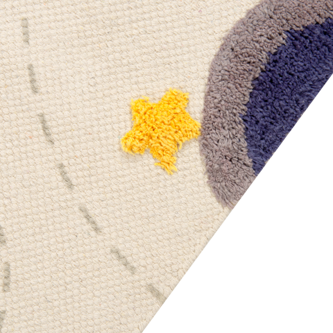 Covor pentru copii LANGSA Bej 80 x 150 cm Bumbac [3]