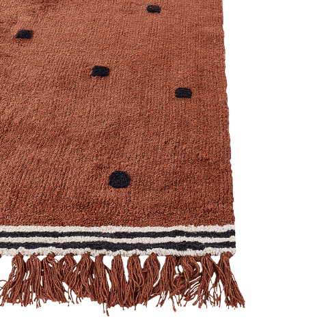 LAZA Children's Rug Brown 140 x 200 cm Cotton [3]