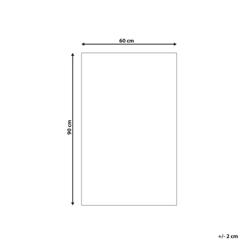 Covor pentru copii MADURAJ Albastru 60 x 90 cm Bumbac [2]