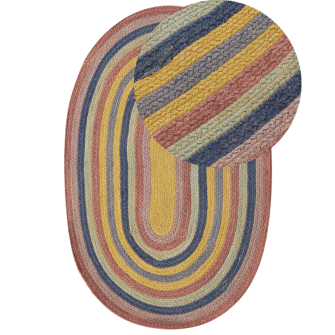 Children's rug PEREWI Multicolor 70 x 100 cm Jute [1]