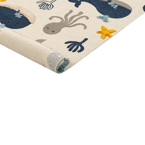 PORSEA children's rug multicolor 80 x 150 cm cotton [5]