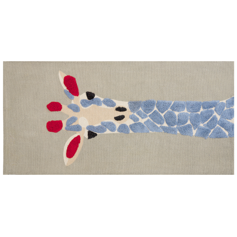 SAKUBO Children's Carpet Multicolor 80 x 150 cm Cotton [1]