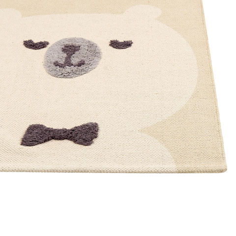 Children's rug SIMAU beige 80 x 150 cm cotton [3]