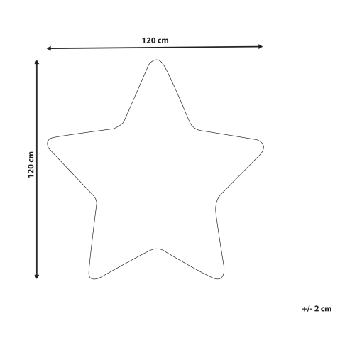 Covor pentru copii SIRIUS Alb 120 x 120 cm [2]