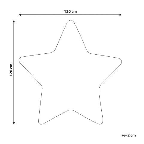 Covor pentru copii SIRIUS Roz pastel 120 x 120 cm [2]