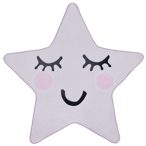 SIRIUS Children's Rug Pastel Pink 120 x 120 cm [1]