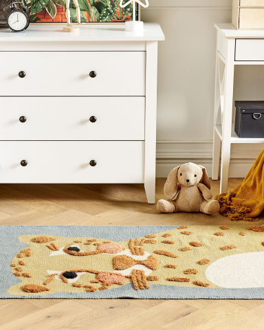 Covoare - Covor pentru copii TANGSE Gri 80 x 150 cm Bumbac