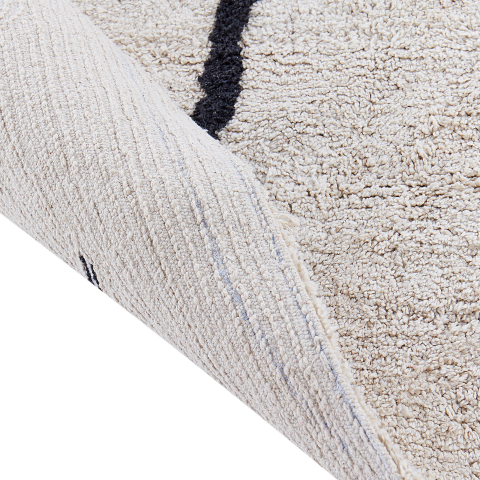 ZODI children's rug Light beige 70 x 100 cm Cotton [4]