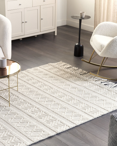 Carpets - PERTEK Rug Beige 160 x 230 cm Wool