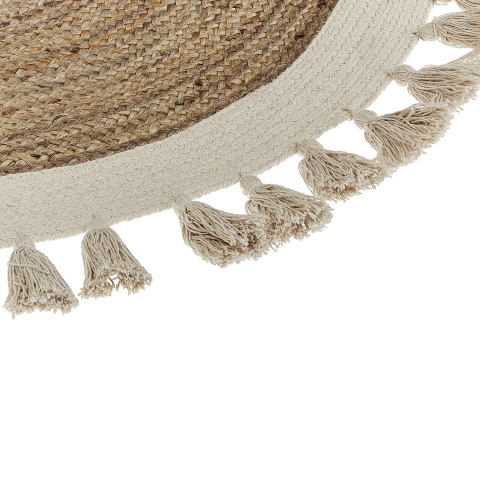 SAMSUN rug Beige ø 120 cm Jute [4]