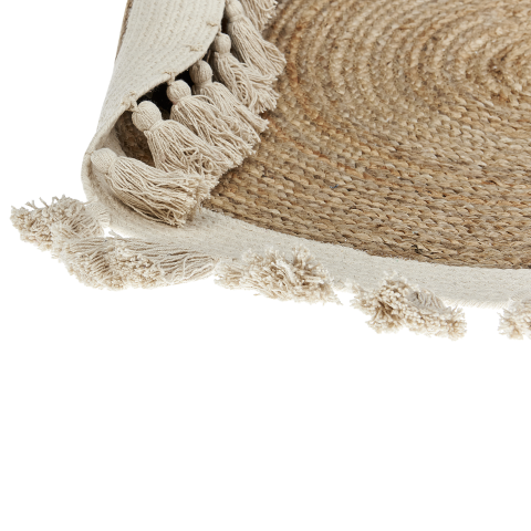 SAMSUN rug Beige ø 120 cm Jute [5]