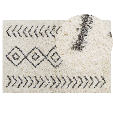 Covor shaggy AYRUM Bej deschis 200 x 300 cm [1]