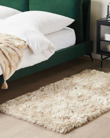 Covor cu fir lung - Shaggy rug CIDE Beige 80 x 150 cm