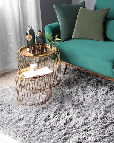 Covor cu fir lung - CIDE shaggy rug Light grey 140 x 200 cm