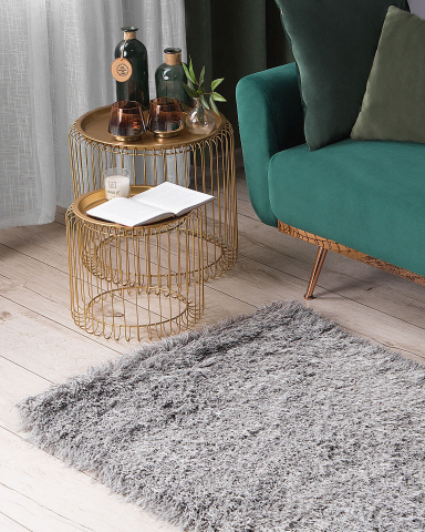 Covor cu fir lung - CIDE Shaggy Carpet Light Grey 80 x 150 cm