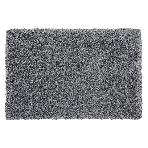 Shaggy rug CIDE Black/White 140 x 200 cm [1]