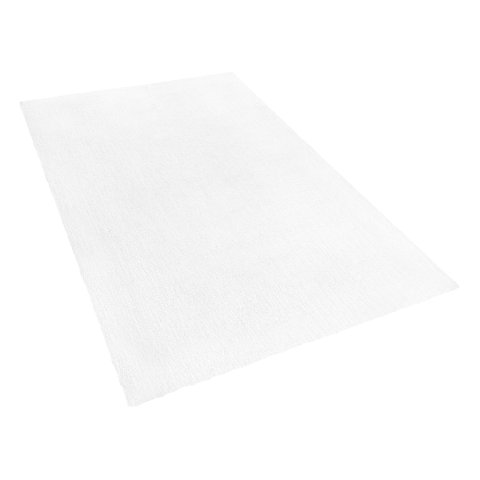 DEMRE Shaggy Rug White 140 x 200 cm [3]