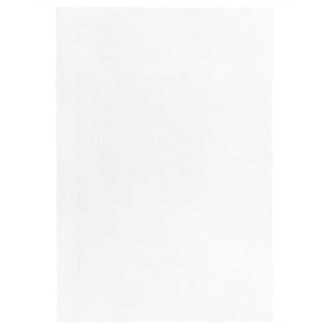 DEMRE Shaggy Rug White 140 x 200 cm [1]