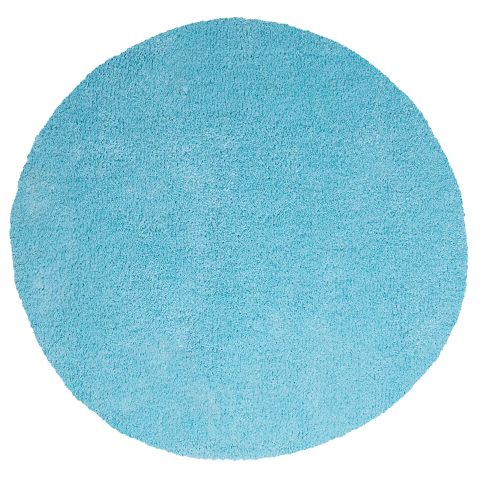 Shaggy rug DEMRE Light blue ø 140 cm [1]