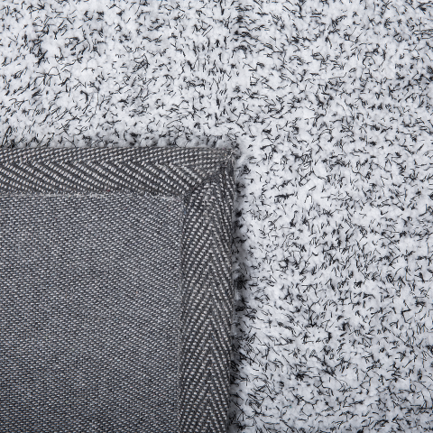 DEMRE Shaggy Rug Grey 200 x 200 cm [4]