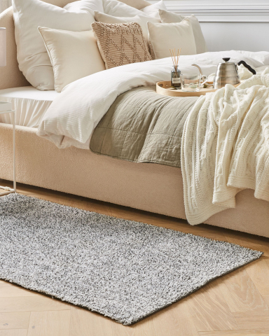 Covor cu fir lung - DEMRE shaggy carpet Grey 80 x 150 cm