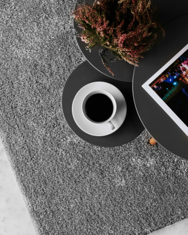 Covor cu fir lung - DEMRE Light grey shaggy rug 200 x 300 cm