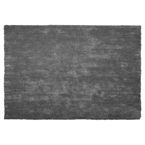 Shaggy rug DEMRE Dark grey 140 x 200 cm [1]