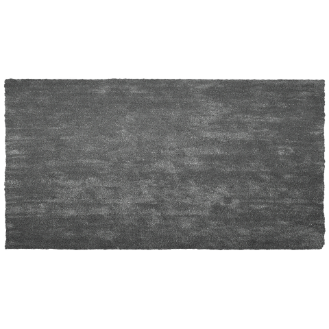 Shaggy rug DEMRE Dark grey 80 x 150 cm [1]