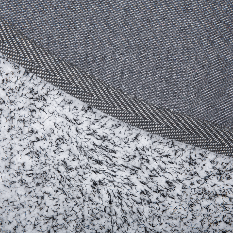 Shaggy rug DEMRE Grey ø 140 cm [4]