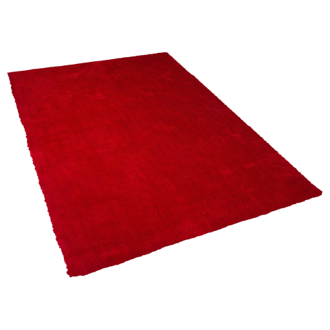DEMRE Shaggy Rug Red 140 x 200 cm [3]