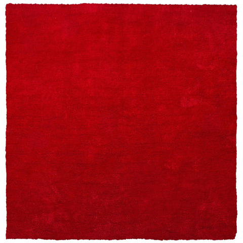 DEMRE Red Shaggy Carpet 200 x 200 cm [1]