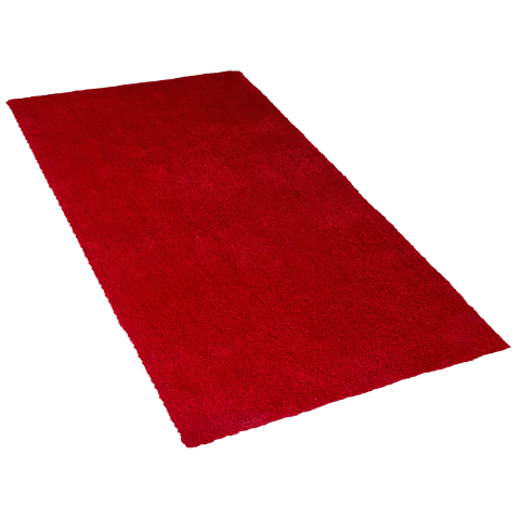 DEMRE Red Shaggy Carpet 80 x 150 cm [3]