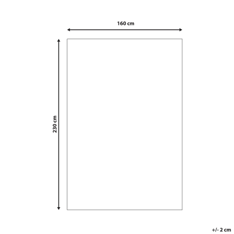 Covor shaggy EVREN Gri închis 160 x 230 cm [2]
