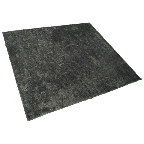 Shaggy rug EVREN Dark grey 200 x 200 cm [3]